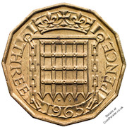 1965 Threepence - Elizabeth II